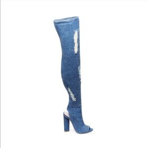 Steve Madden Tonic Denim Over the Knee Boot